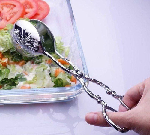 انبر سالاد چنگالی جعبه دار