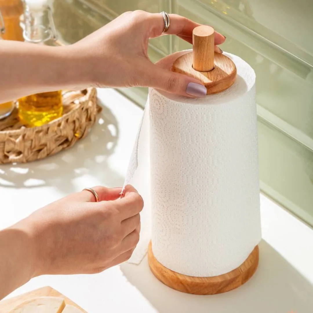 جادستمال رولی بلند چوب رابر