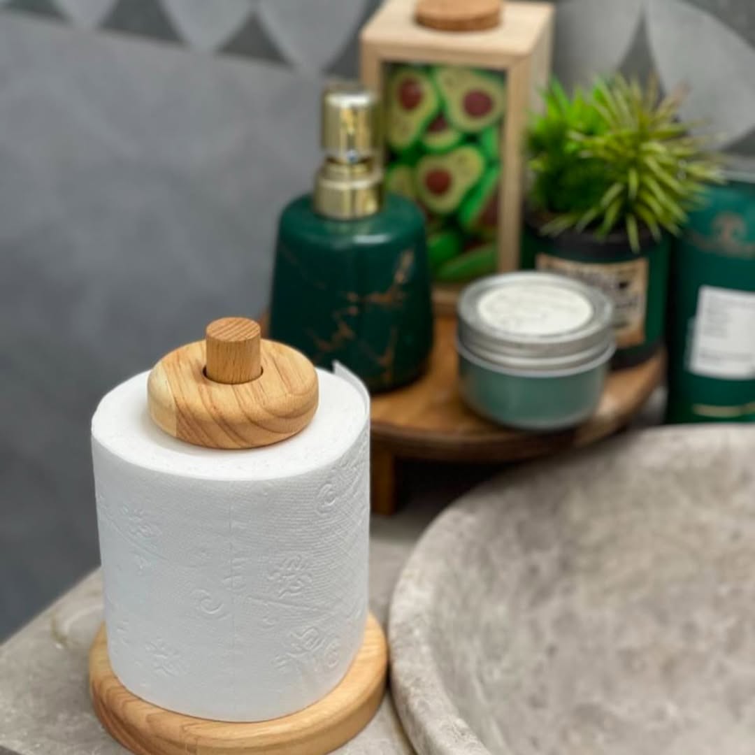 جادستمال رولی کوتاه چوب رابر